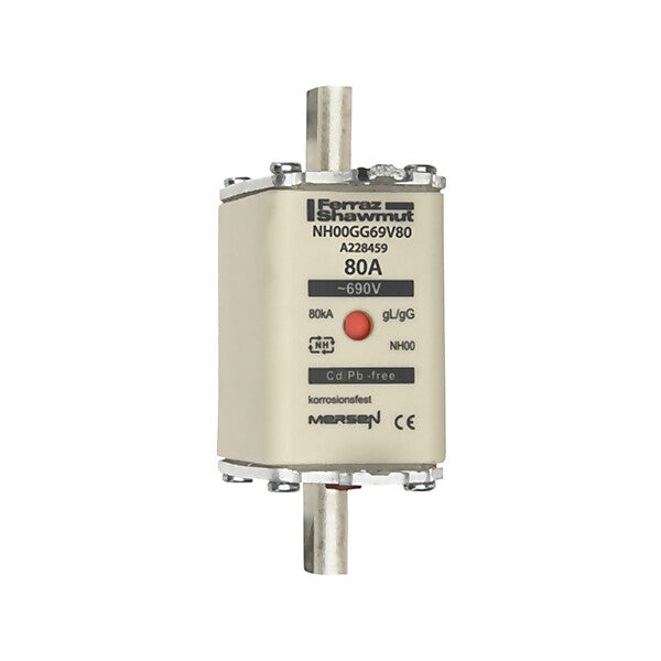 Mersen NH-Sicherungseinsatz SF Gr.00 gG 80A/690V KM NH00GG69V80